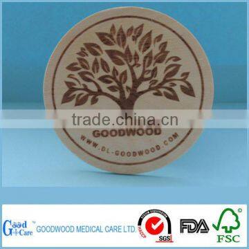 2015 hot-selling Round wooden Tea, Coffee Cup Coaster