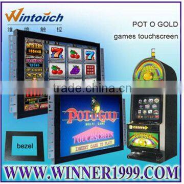 19"22" pot o gold touch screen monitor open frame for gaming POPG WMS