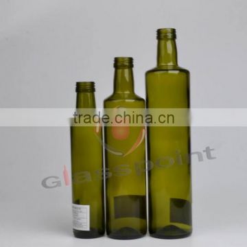 750ml Green dorica glass bottles