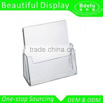 Wholesale floor -standing brochure holder /8.5 x 11 Inches Wide Acrylic Brochure Holder