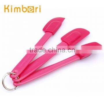 FDA/LFGB Kid Spatula Different Color Good Quality Plastic Handle Kid Mini Plastic Spatula photo-2