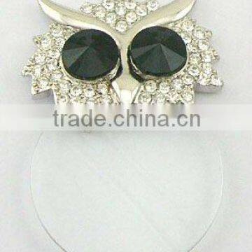 novelty owl magnifier necklace for souvenir gifts,OEM servicepass SGS factory audit