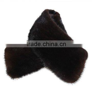 Wholesale Price Mink Fur Collar For Leather Garment