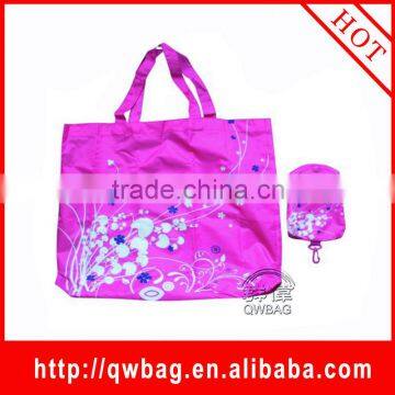 The hot sell customized cheap foldable polyester carry bag