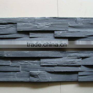 hot sale black slate culture stone