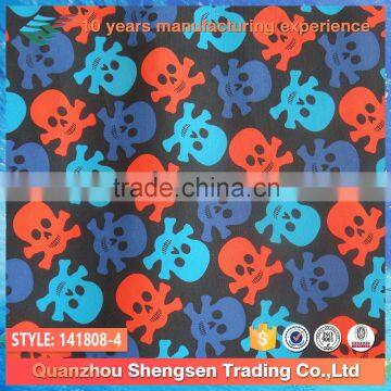 factory directly wholesale cartoon skull spandex swimwear fabric