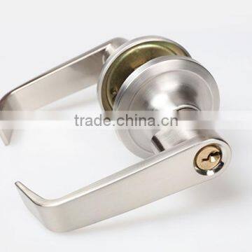 English Style Security Satin Nickel Zinc Handles Door Lever Lock for Both Right and Left Side photo-4