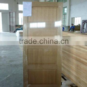 Unfinished Interior Room Modern Design Oak Veneered Wood Panel Door Design photo-6