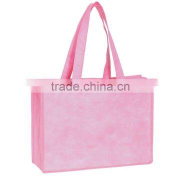 Non-Woven Zippered Tote Bag-Pink