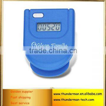 Promotional Digital Single Function Step counter Pedometer with big Logo position