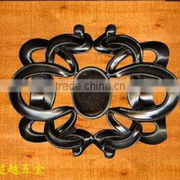 alloy flower press belt buckle