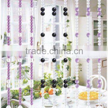 Beaded string curtain