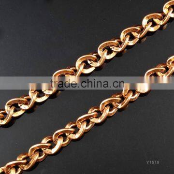 antique red copper fashion metal chains