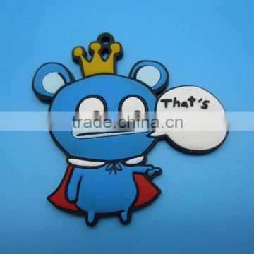 That's Mine ! 2 D one face PVC soft toy keychains