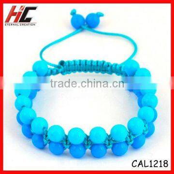 Wholesale Fashion 10mm acrylic Beads Bracelet for promotion