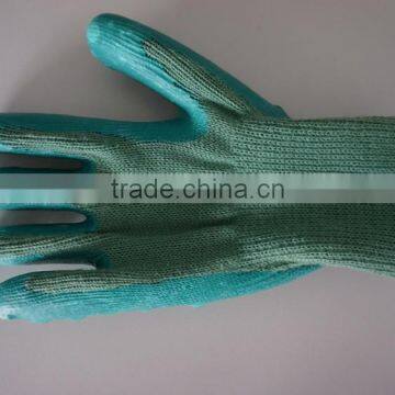 Anti-Vibration Cotton Shell With Latex Coated Safety Gloves at Construction Site photo-6