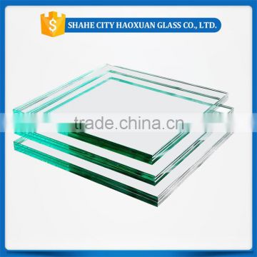 Translucent laminated glass panel for glass factory