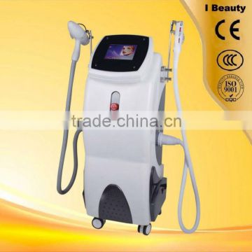 Wrinkle Removal Ipl Rf Nd Yag Laser Hair Pain Free Removal Machine/elight With Ce/home Use Ipl Skin Tightening