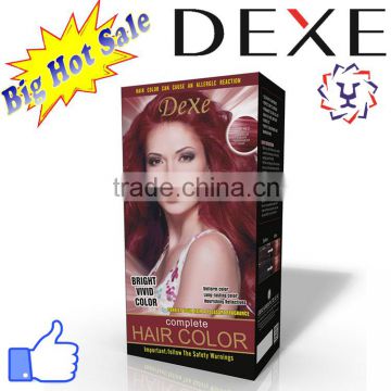 Dexe hair dye speedy hair color cream with 12 colors