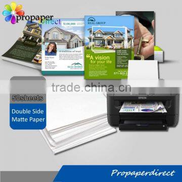 factory supply 220g cast coated double side matte inkjet photo paper