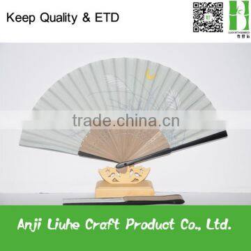 Japanese style bamboo folding fan for promotion gifts