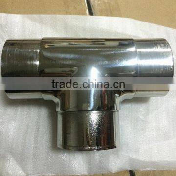 Stainless Steel Handrail Elbow Bracket End-cap Support Flange photo-2