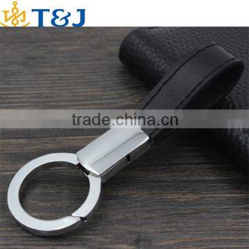SSS>2015 Hot Sale Alloy Metal Leather Fashion Men Single Ring Car Key Chains&