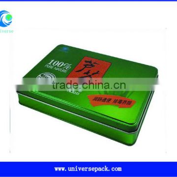 Customized Boxes Metal Packing Medicine Iron Box Green Wholesale