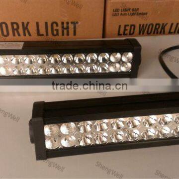 ShengWell Auto led light bar 13 inch 9-32v DC IP67 Flood/Spot/Combo Epistar led light bar 72w