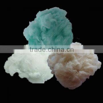 pet bottles recycle colored polyester staple fiber1.2D38mm