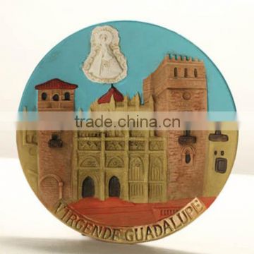 spain 3D terracotta souvenir plate