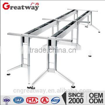 2015 modern style office furniture metal polished chrome table frame(QF-67B)