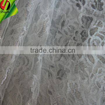 Knit Fabric With Silver 11001 Types of Lace Fabric photo-3