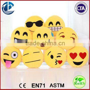 Emoji Pillow Plush / Emoticon Plush Emoji Pillow /Custom Plush Emoji Pillow