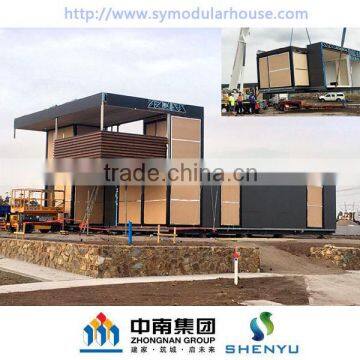 Light Steel Framing Prebuilt residential container glass house