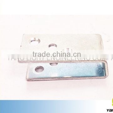 Taiwan Manufacturer Made OEM Carbon Steel Stamping Zinc plated Customzied Steel u shaped metal brackets