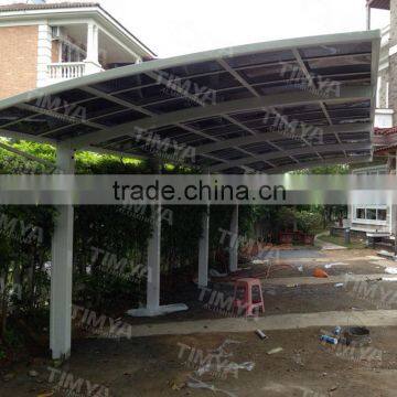 Aluminum Double Carport Single design