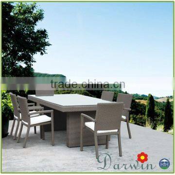 Stylish Granite Top Dining Table Set With 4 Chairs for Sale photo-4
