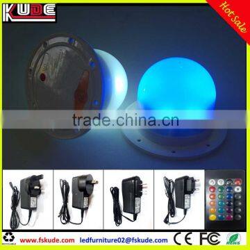 Led furniture spare parts LED vase light base with rechargeable battery