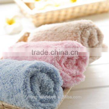 Quick dry antibacterial smooth breathable microfiber towel