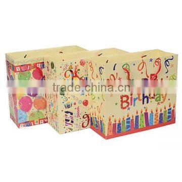 Colorful Birthday Gift Bag Paper Gift Bag