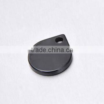 Drop of water design black ceramic charm high quality brief ceramic charm for necklace and bracelet wholesale jewelry fitting