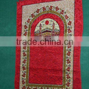 Printed Muslim Worship Blanket With Compasss Prayer blanket