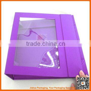 Customed Rectangular Foldable Gift Box With Window photo-3