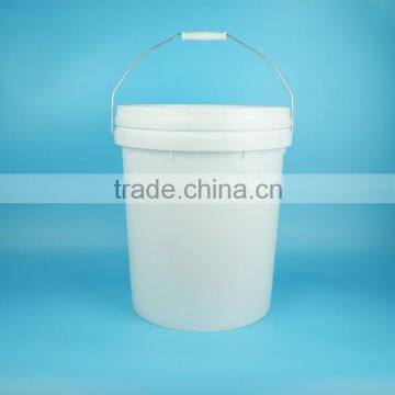 5 Gallon Plastic Pail, Packaging Barrel Plastic for Latex Paint, Metal Handle Plastic Bucekt photo-2