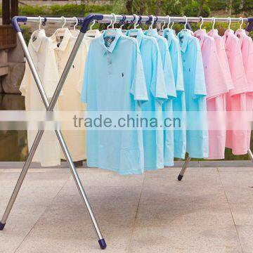 Racks Landing Folding Retractable Stainless Steel Double Pole X Type