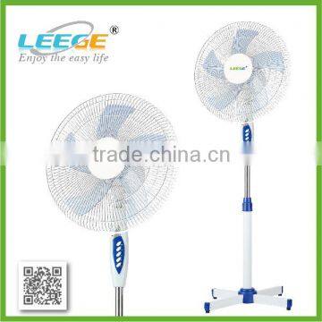 16" Electric stand fan with Cross base and 5 pp blades FS40-51