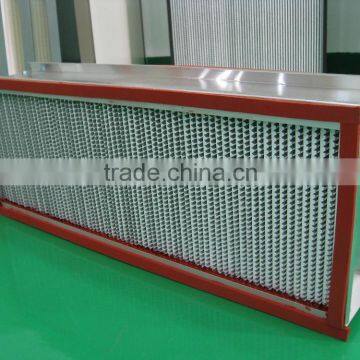 High-temperature Resistance Deep-Pleat Box Type HEPA Air Filter photo-2