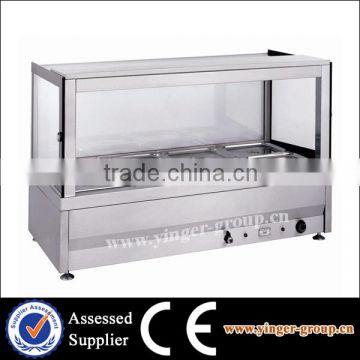 YGDM62 With Straight Glass Buffet Food Warmer, Bain Marie