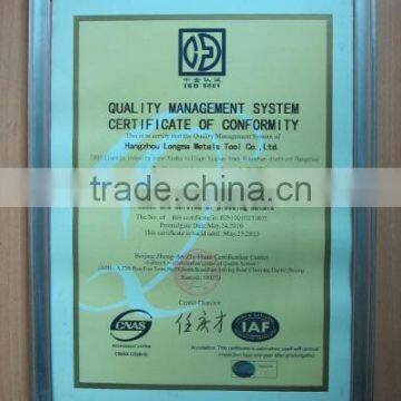 QUALITY MANAGEMENT SYSTEM CERTIFICATE OF CONFORMIT
